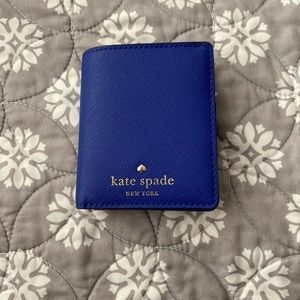 Kate Spade Blue mini wallet